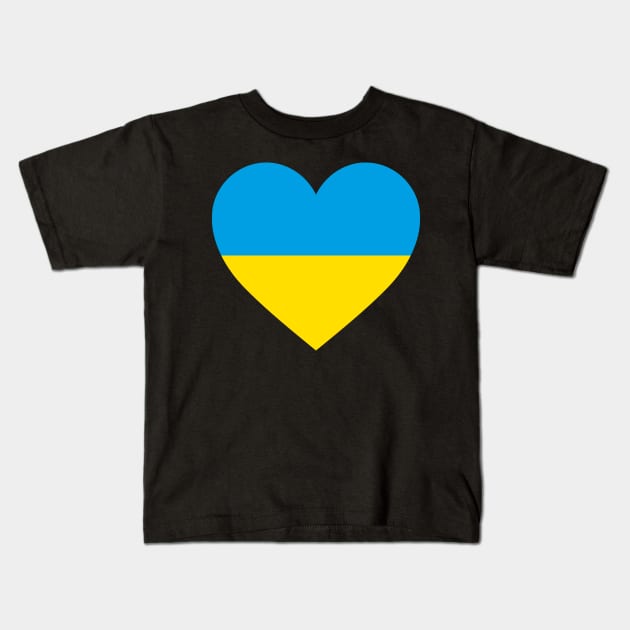 Together with Ukraine Kids T-Shirt by grafart